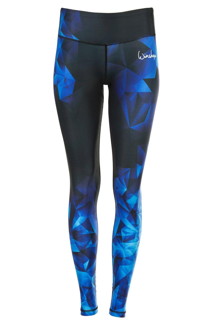 Winshape Damen Functional Power Shape Tights AEL102 mit Anti-Rutsch-Effekt, saphir, Winshape Slim St