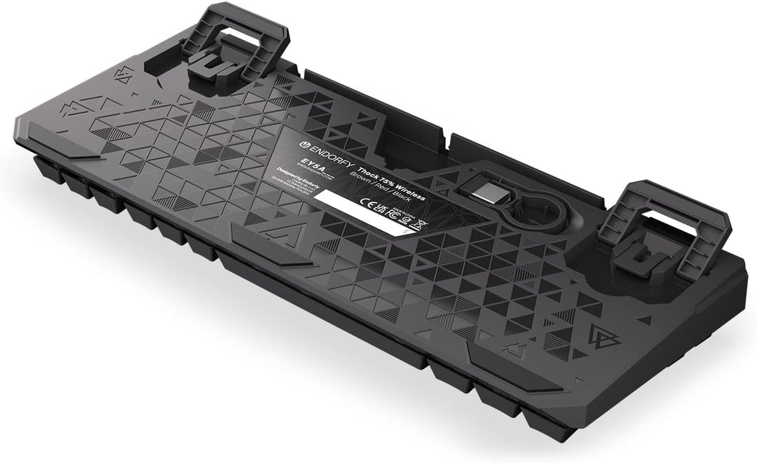ENDORFY Thock 75% Wireless Black, 75% kabellose mechanische Tastatur, QWERTY, Kailh Box Black-Schalt