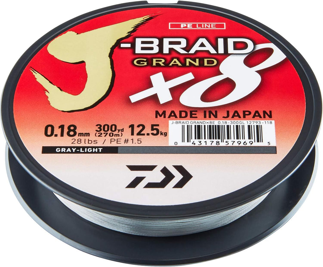 Daiwa - Fishing Braid J Braid Grand 28/100 270 M - Gray - 12793128
