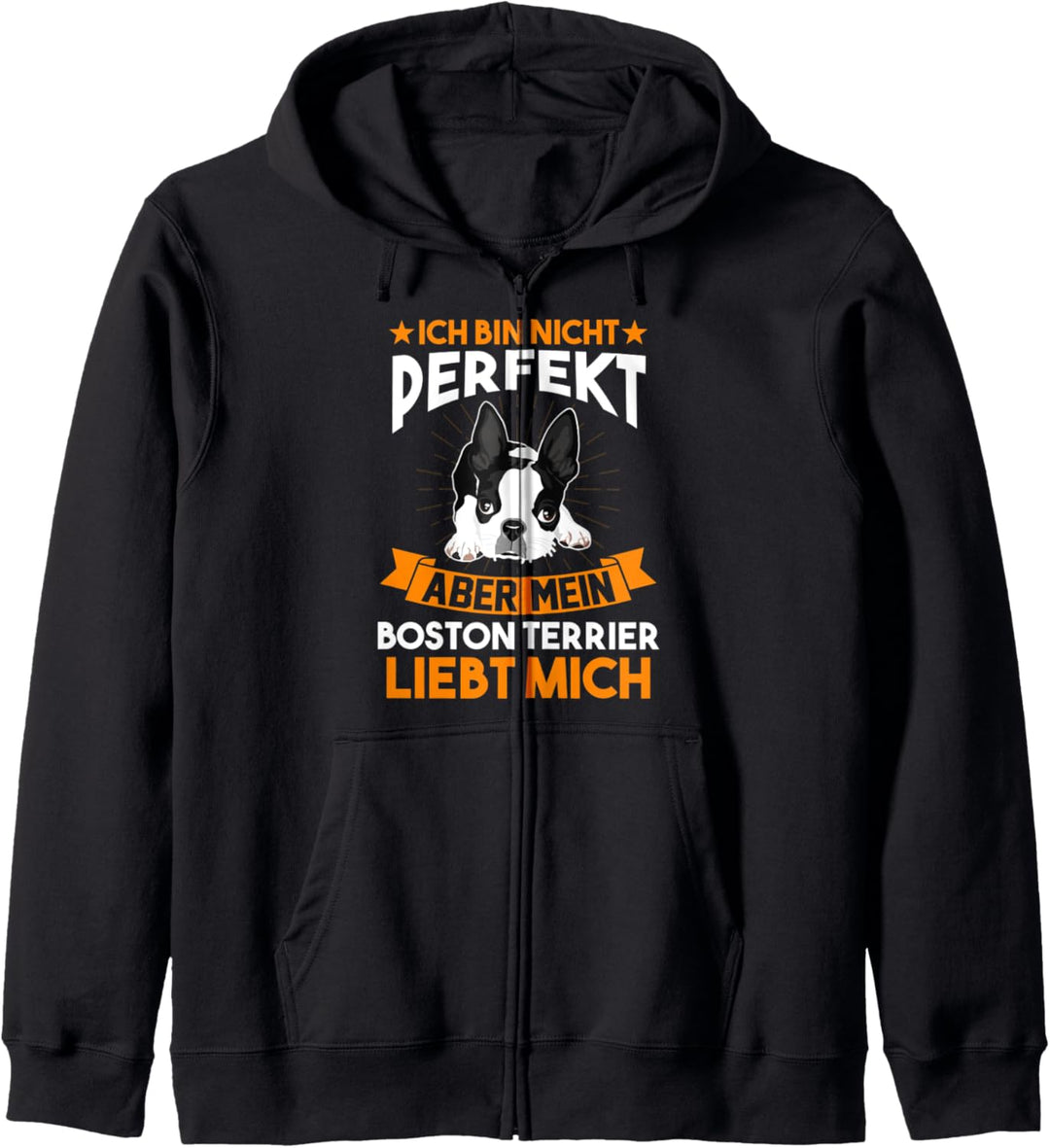 Hund Boston Terrier Züchter Boston Terrier Kapuzenjacke