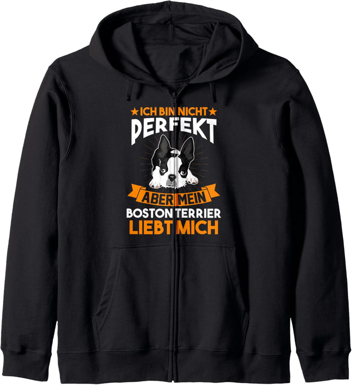 Hund Boston Terrier Züchter Boston Terrier Kapuzenjacke