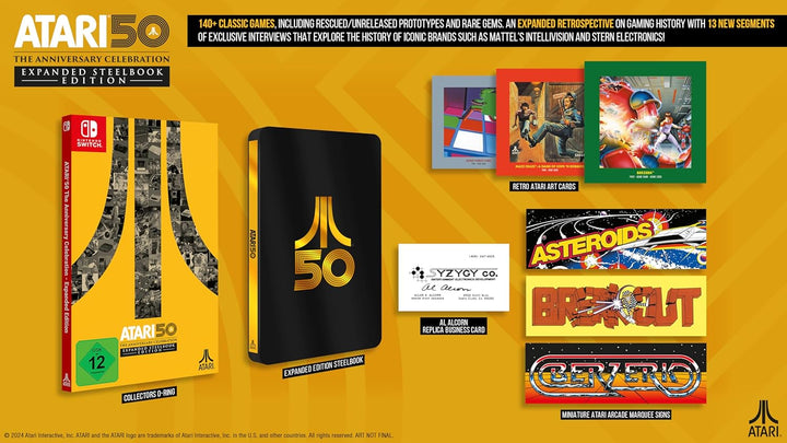 Atari 50: The Anniversary Celebration Expanded Edition - Steelbook - Switch Switch Steelbook, Switch