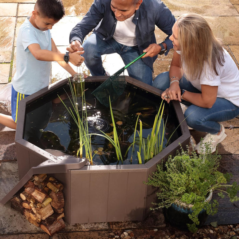 Aquagarden, kein Graben natureteich, erhöhter Teich für Garten oder Terrasse, einfache Konstruktion