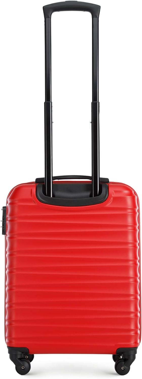 WITTCHEN Reisekoffer Handgepäck Kabinengepäck Rollkoffer Hartschale aus ABS mit 4 Spinner-Rollen Zah