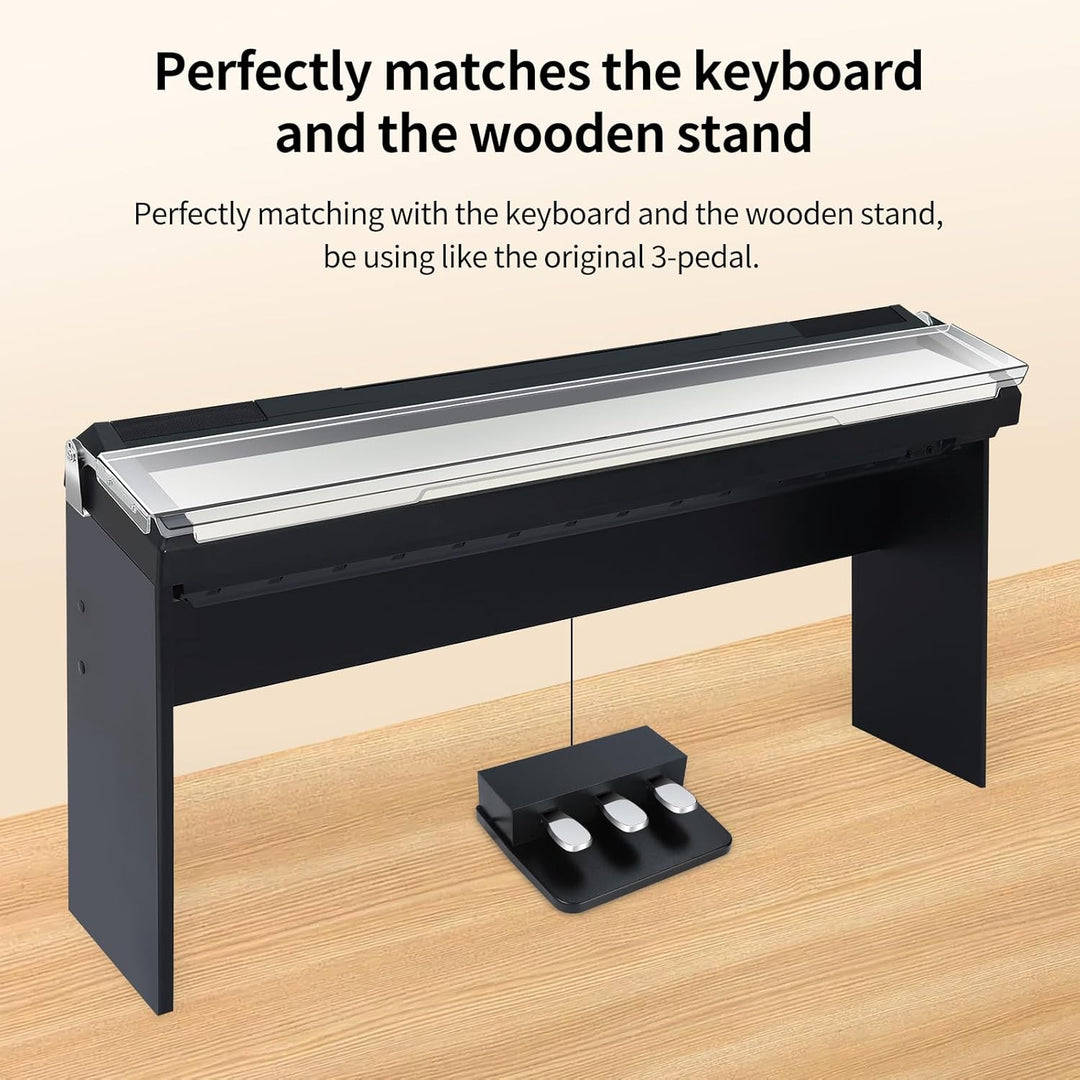 ATNEDCVH 3-Pedal für digitales Keyboard-Piano, 3 Pedaleinheit, kompatibel für Roland FP30 FP30X E-Pi