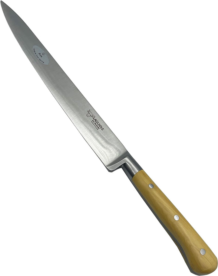 Laguiole en Aubrac - Messerblock aus Eiche - magnetisch - Kochmesser Set 5-teilig - Griff gemischte