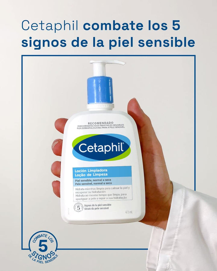 Cetaphil Locion Limpiadora 500 Ml Unparfümiert 473 ml (1er Pack), Unparfümiert 473 ml (1er Pack)