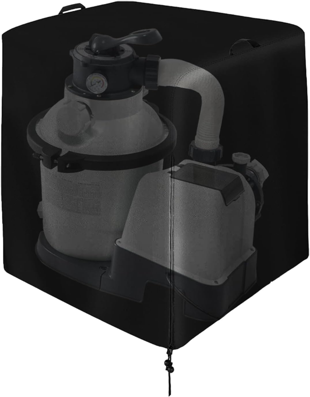 Generisch Abdeckung Für Poolpumpe, Sandfilterpumpenabdeckung, Stoff-Pool-Sandfiltergehäuse, wasserdi
