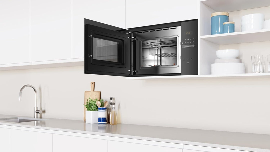 Balay 3CG5172N2 Mikrowelle, elektronisch, ohne Rahmen, 38 cm, 20 l, 5 F, Aqualisis, Ap. links, 8 Rez