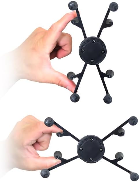 RAM MOUNTS X-Grip Universal-Halterung für 17,8 cm - 20,3 cm Tablets mit Ball Single, Single