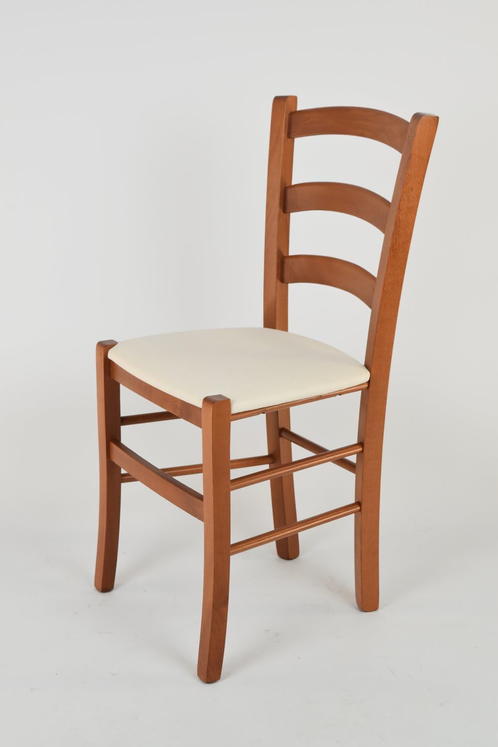 t m c s Tommychairs - Stuhl Venice für Küche und Esszimmer, robuste Struktur aus lackiertem Buchenho