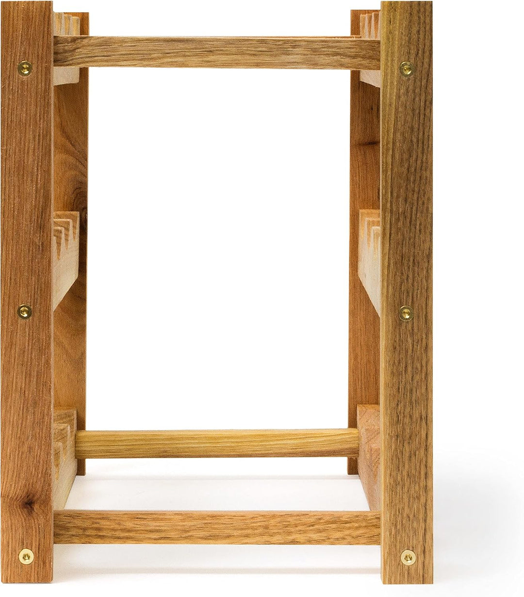 Relaxdays klein, Flaschenregal 12 Flaschen Wein, H x B x T: 28 x 21 x 42 cm, natürlich, Holz, Weinre