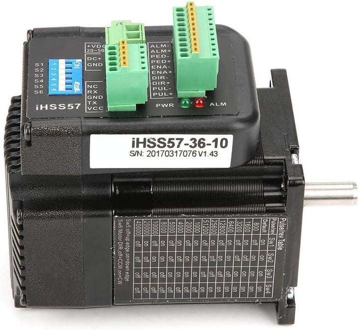 Nema 23 Schrittmotor IHSS57-36-10 DC36V Motor Driver Kit Hohes Drehmoment 1Nm Hybrid Closed Loop Ste