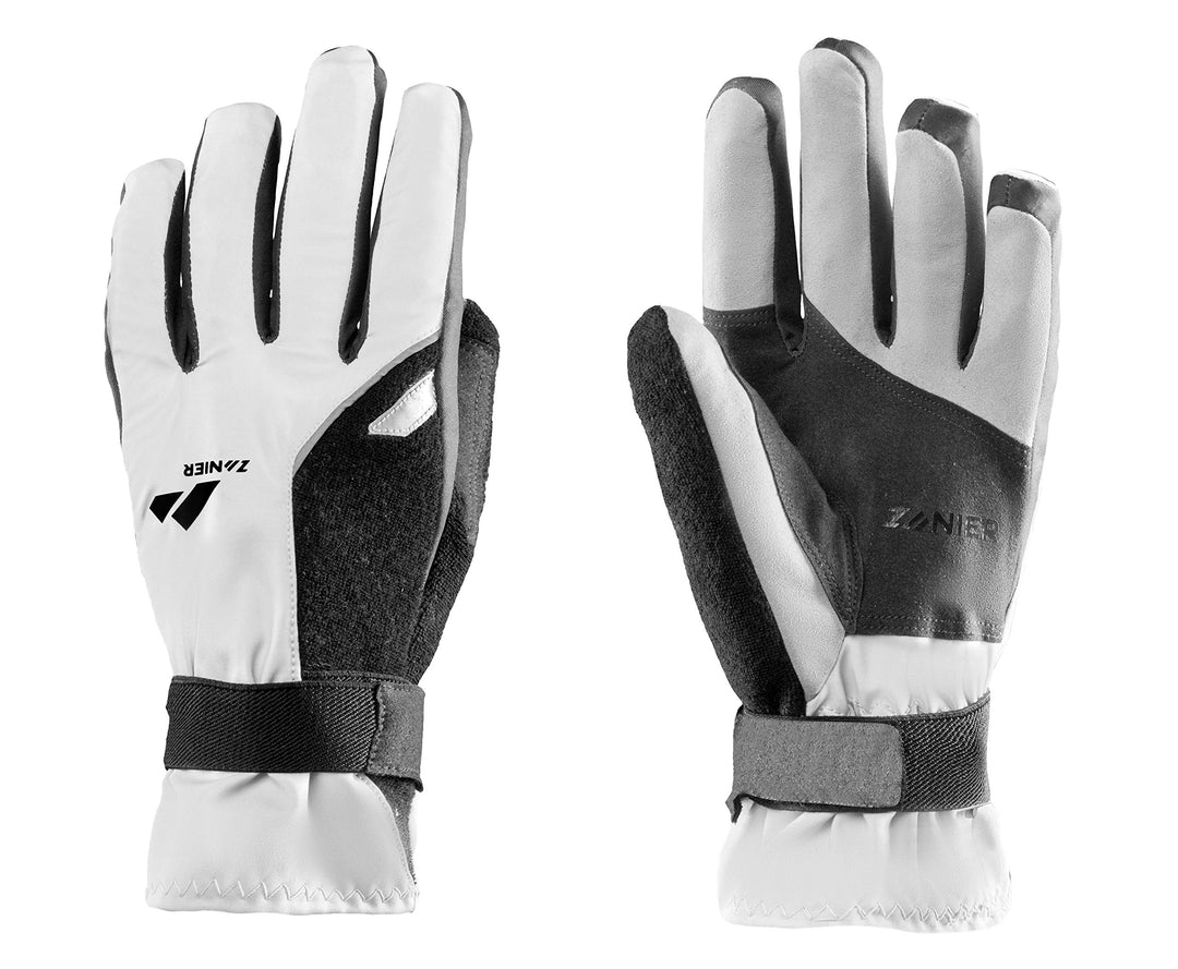 Zanier-Unisex-Handschuhe-LOIPE 7.5 Weiss, Schwarz, 7.5 Weiss, Schwarz