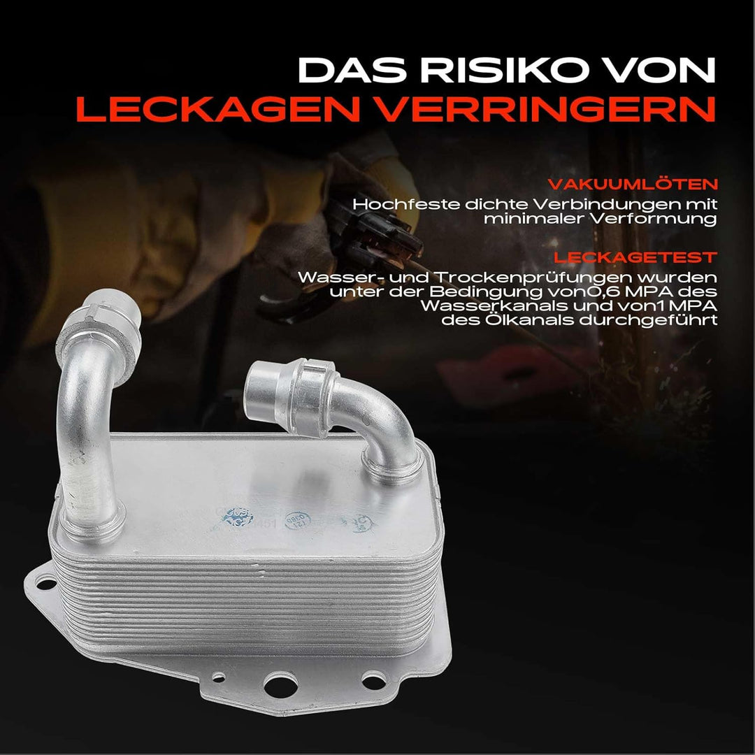 Frankberg Ölkühler Motoröl Kompatibel mit 159 Brera Spider Bravo Doblo Sedici Delta Astra Cascada In