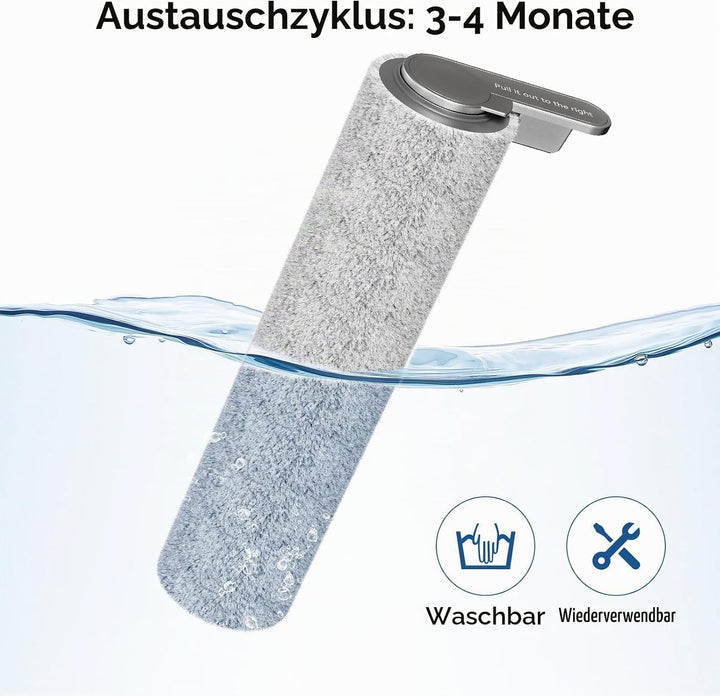 JONR ED12 Pro Ersatzbürste für Bodenrollen, kompatibel mit JONR ED12 PRO schnurlosem Nass- und Trock
