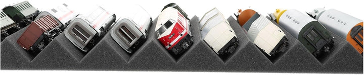 Feldherr EUMFJLA01 Zugliege - Spur H0-9 Fächer für Modelleisenbahn Loks, Waggons und Fahrzeuge, Anza