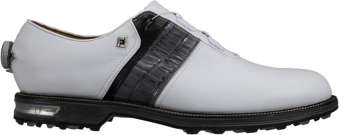 FootJoy Herren Premiere Serie Tarlow Golfschuh 39.5 EU X-Weit Weiss Grau, 39.5 EU X-Weit Weiss Grau