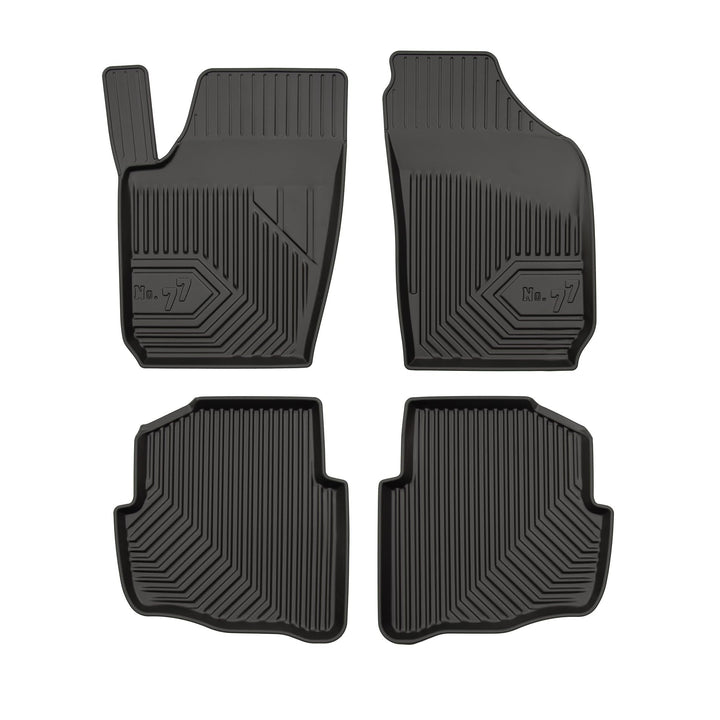 FROGUM No.77 Gummimatten Ganzjahresset von Auto Fussmatten Autofussmatten für Skoda Fabia I 1999-200