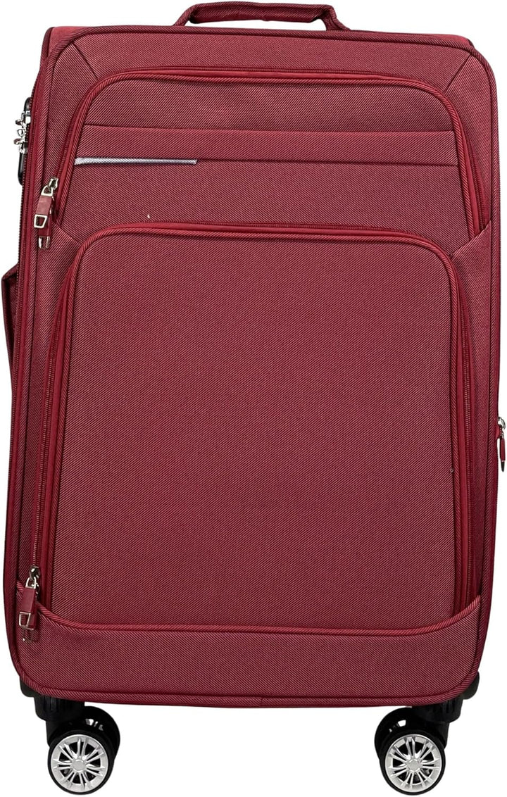 MY TRAVEL BAG Stoff Reisekoffer Trolley Erweiterbar mit Zwillingsrollen (M/L/XL/XXL oder 4er Set) We
