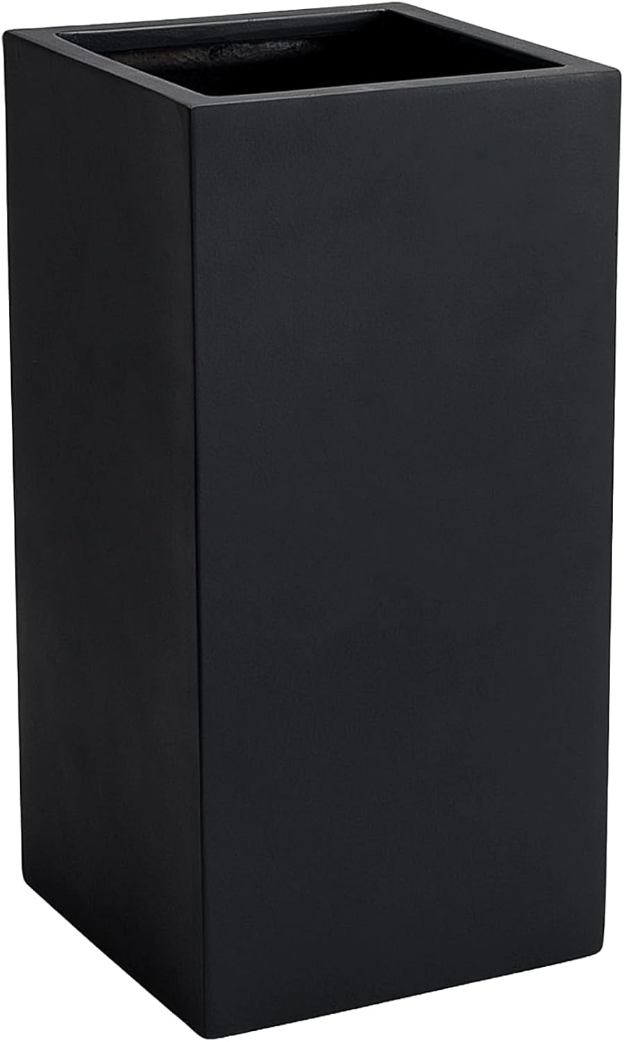 VIVANNO Pflanzkübel Blumenkübel Übertopf Säule Fiberglas Anthrazit Block 80x40x40, 80x40x40 cm Anthr
