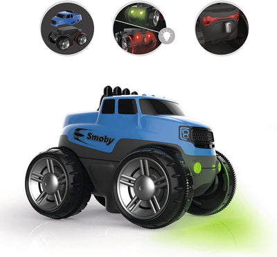 Smoby – FleXtreme SUV blau – zusätzliches Auto für Flextreme Starter-Set, Rennbahn für Autos, für Ki