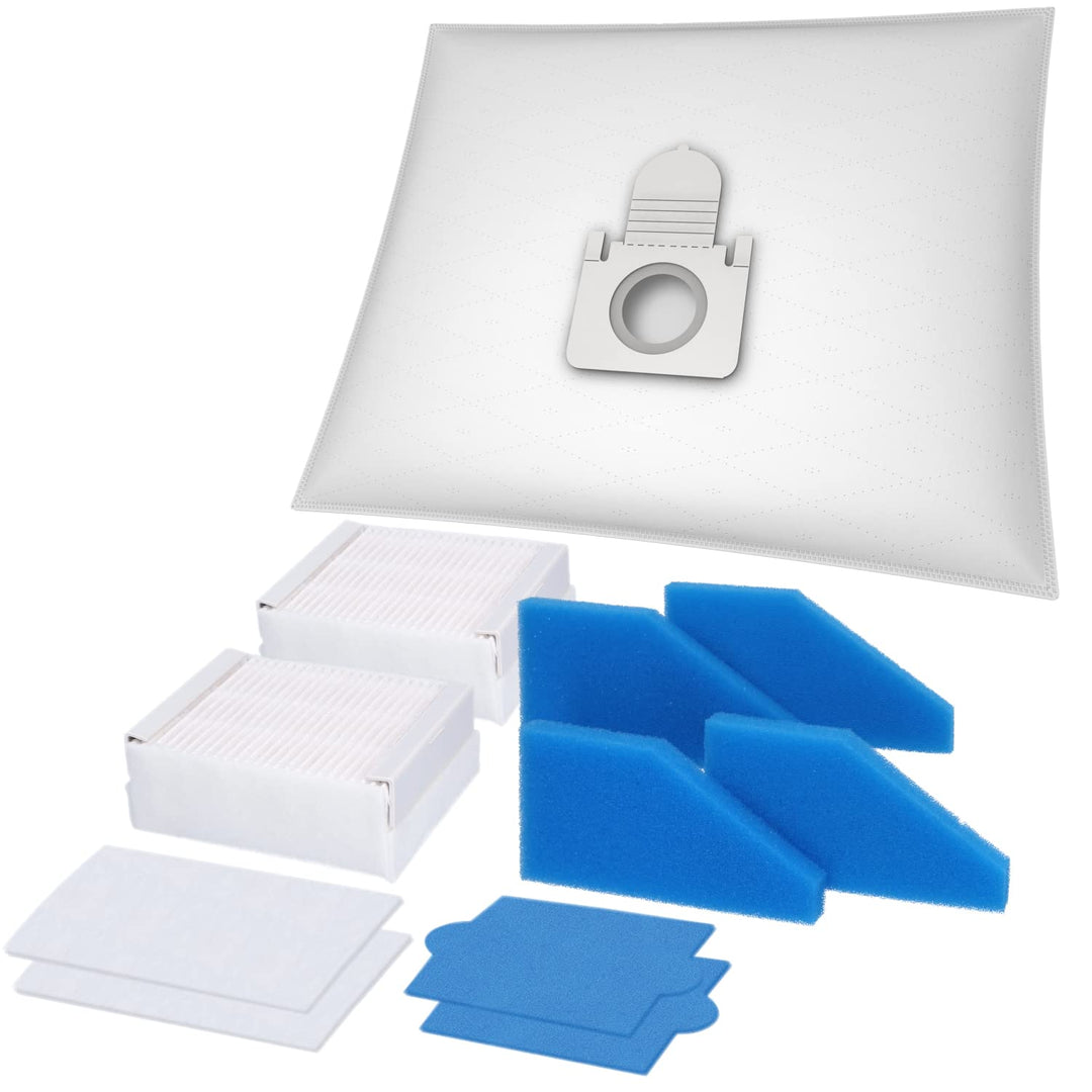 McFilter | SPARSET 20 Staubsaugerbeutel + Filterset geeignet für Thomas Pet &amp; Family Aqua+, XT, XS,