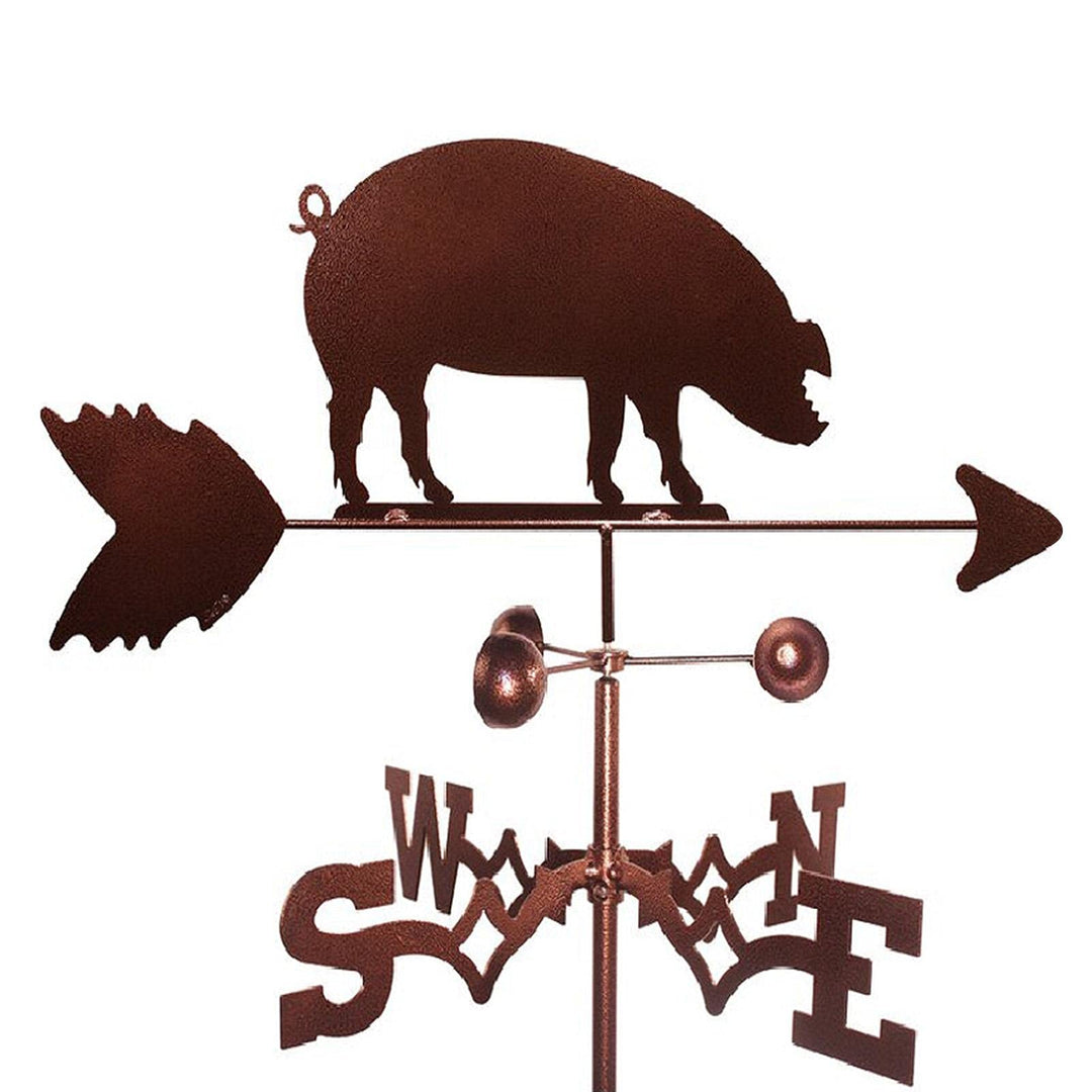 Edelstahl Metall Wetterfahnen, Schwein, Pferd Retro Bauernhof Szene Gartenflor Wetterfahnen, dekorat