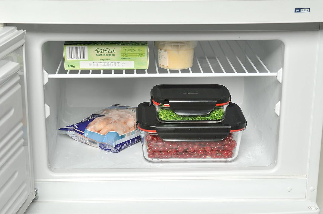 Silit Storio Vorratsdose 21 x 14 cm, Glas, Vorratsglas, luftdichter Aroma-Deckel, Frischhaltedose zu