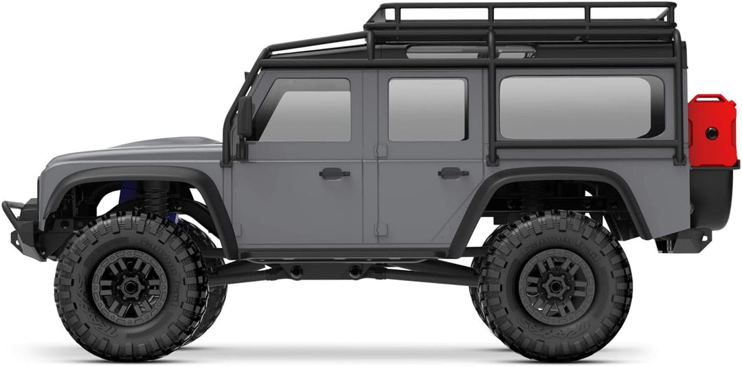 TRAXXAS TRX-4M Silber 1/18 4x4 LD Land Rover Defender Scale Crawler inkl. Akku Lader 4WD RTR