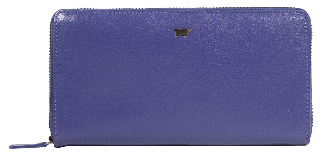 BRAUN BÜFFEL Anna Geldbörse RFID Leder 19 cm Saphir, Saphir