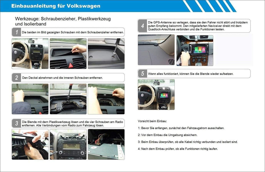M.I.C. AV8V7-Pro Android 12 Autoradio mit navi Qualcomm Snapdragon 665 6G+128G Ersatz für VW Golf t5