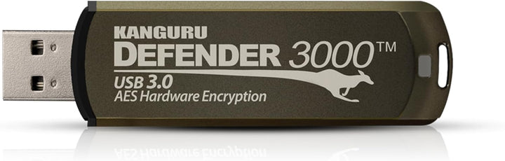 Kanguru Defender 3000 Speicherstick USB 3.0, schwarz schwarz 32G 32 gb, 32 gb