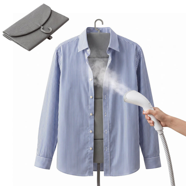 Faltbares Dampfbrett für Steamer und Dampfglätter 91x41cm Grau