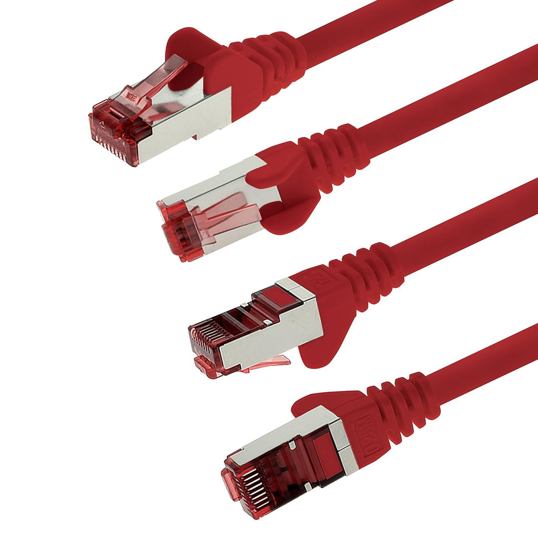1aTTack.de - 10x 7,5m CAT6 Patchkabel S/FTP PIMF Schirmung CAT.6 RJ45 Netzwerkkabel Ethernetkabel DS