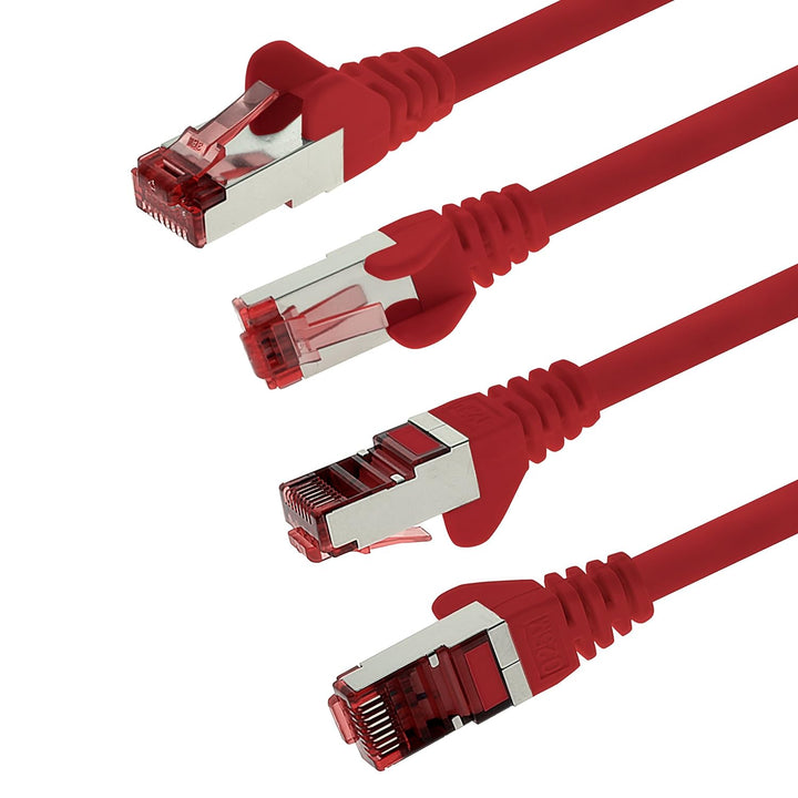 1aTTack.de - 10x 5m CAT6 Patchkabel S/FTP PIMF Schirmung CAT.6 RJ45 Netzwerkkabel Ethernetkabel DSL