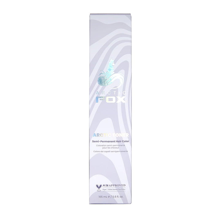 ARCTIC FOX 100% Vegan & Cruelty Free Vibrant Semi Permanent Hair Colour Dye - Arctic Toner 165 ml e