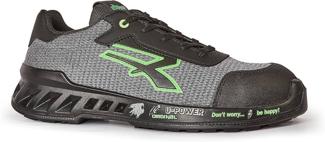U-POWER RED LEVE MIKE, Sicherheitsschuhe, leichte, durchtrittsichere Unisex-Turnschuhe, Bastsohle, I
