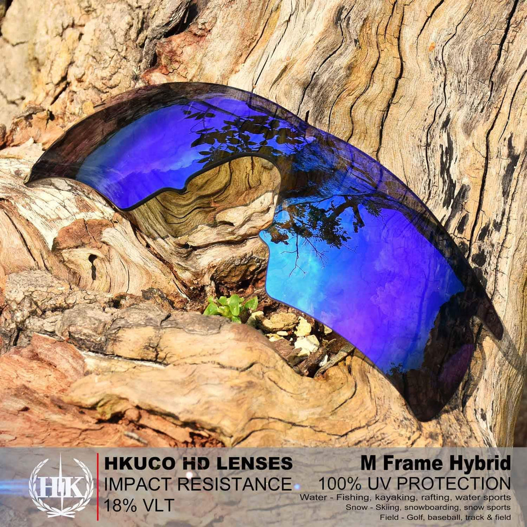 HKUCO Plus Mens Replacement Lenses For Oakley M Frame Hybrid - 1 pair