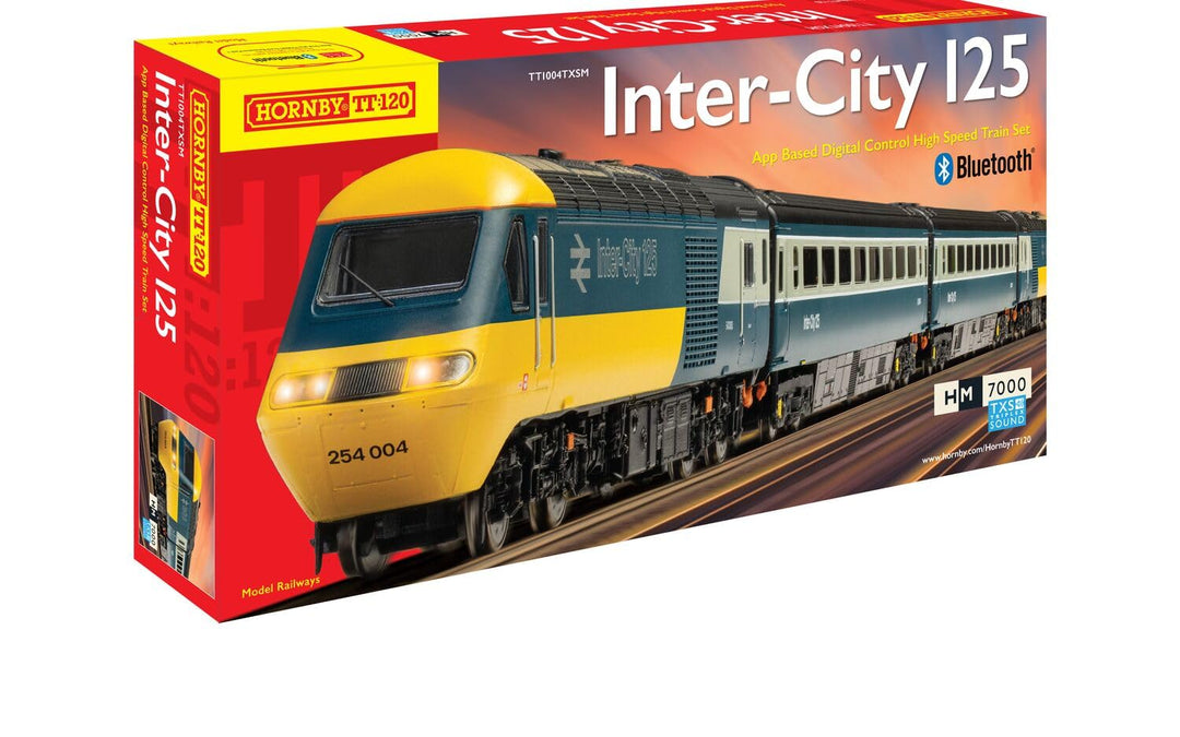 TT:120 Hornby TT1004TXSM Intercity 125 Hochgeschwindigkeits-Digitalzugset – Diesellokomotiven mit So