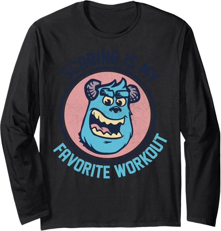 Disney Pixar Monsters University Sully Favorite Workout Langarmshirt