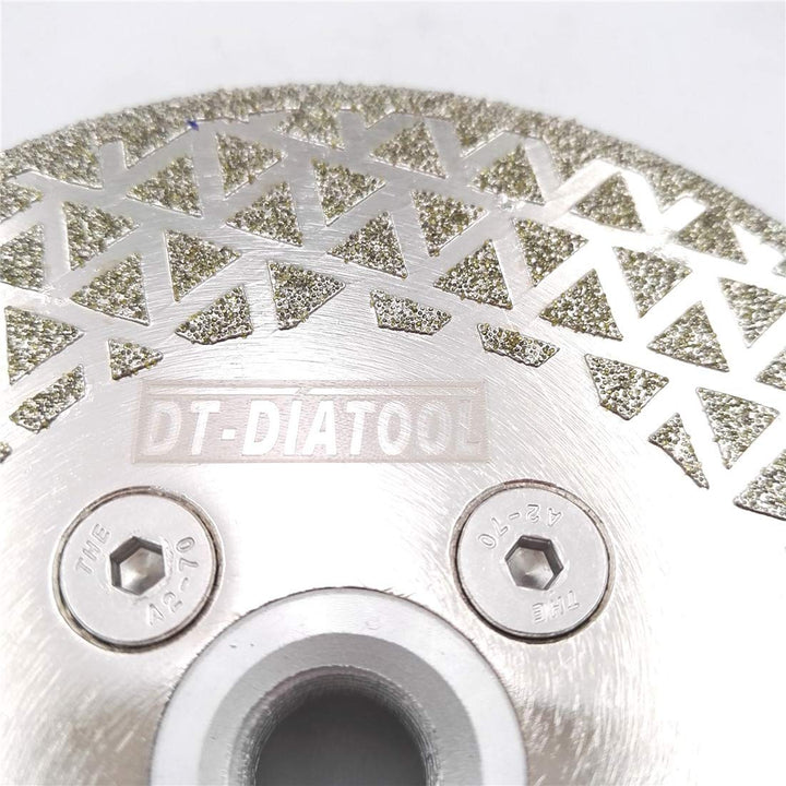 DT-DIATOOL Diamantscheibe 105 mm x M14 Galvanisch Trennscheibe und Schleifscheibe für Harte Fliesen