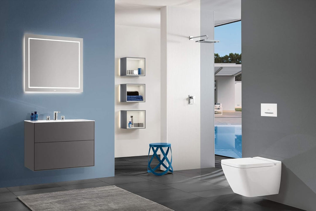 Villeroy &amp; Boch Finion WC-Sitz - Toilettendeckel mit Absenkautomatik - Abnehmbarer, bruchsicherer To
