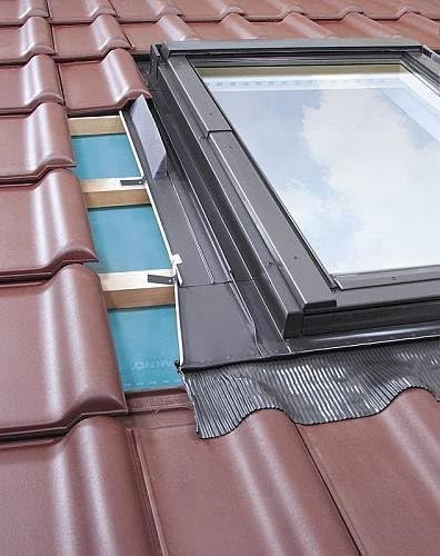 Dachfenster Set für FAKRO | Holzdachfenster 114 x 140 cm | Schwingfenster 2-fach Verglasung, energie