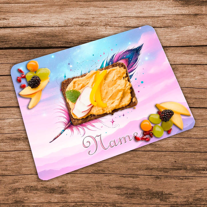 Vesperbrettchen mit Name/Frühstücksbrettchen Brotzeitbrettchen Schneidebrettchen mit Motiv & Persona