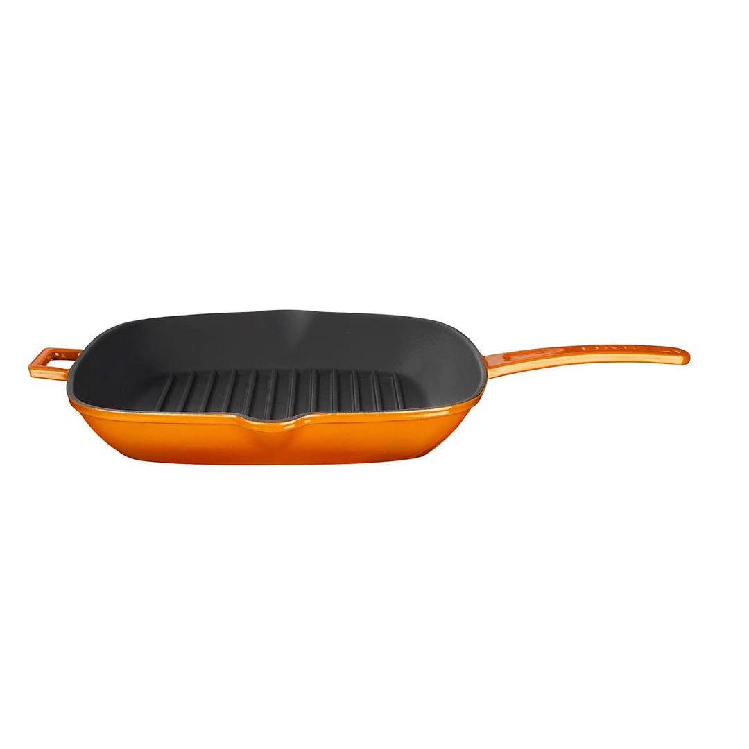 LAVA GRILLPAN M/TEGENGREEP 280X280 MM LVPGT2828K0O ORANGE/BLACK 47.5 x 32 x 5.7 cm Farbverlauf Orang