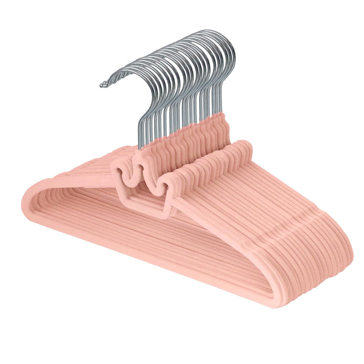 ManGotree Baby-Samtbügel, rutschfeste Filz-Kinderkleiderbügel, 32 cm Niedliche Kronenbügel für den K