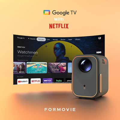 [Netflix Zertifiziert] Formovie Xming Episode One, Beamer Projektor mit WiFi Bluetooth, Netflix Goog