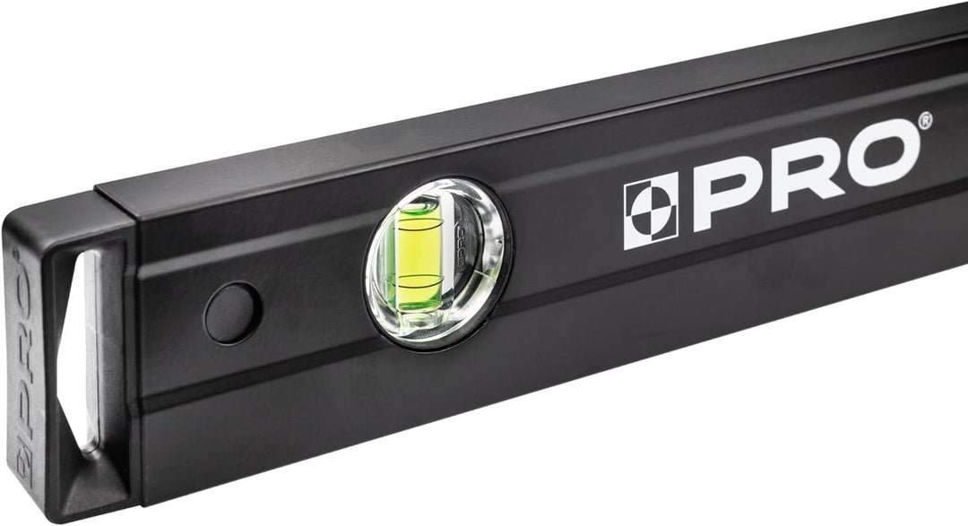 PRO800 Wasserwaage 60cm einseitig gefräst mit Ergonomischen Profil - ERS+ (Easy Reading System) Präz