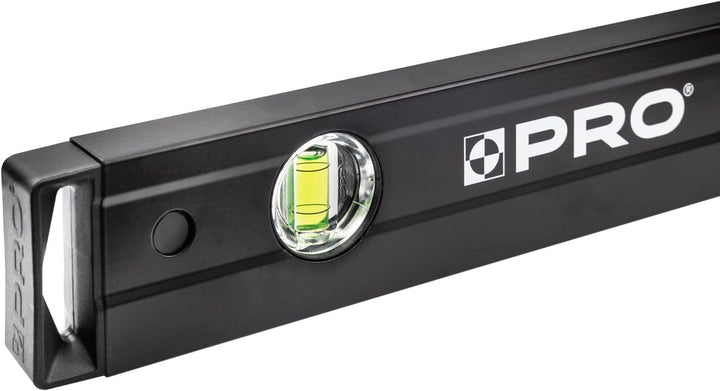 PRO800 Wasserwaage 60cm einseitig gefräst mit Ergonomischen Profil - ERS+ (Easy Reading System) Präz